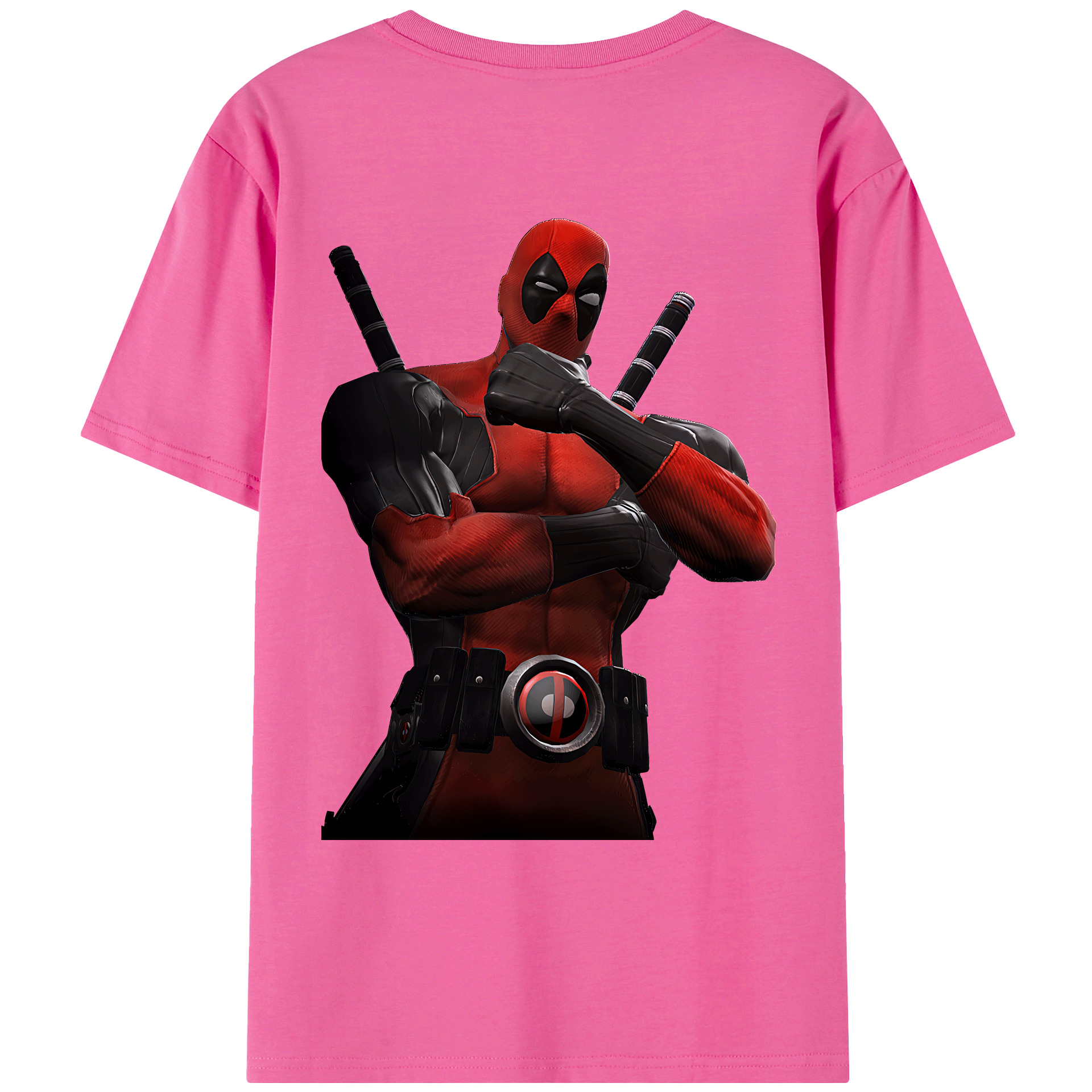 （画像用） Deadpool デッドプール レディース半袖Tシャツ(バックプリント)